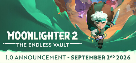Moonlighter 2: The Endless Vault Steam header artwork.